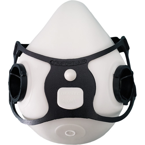 Comfort-Air&reg; 400Nx Half Mask without Exhalation Valve, Elastomer/Rubber, Small/Medium WestPier