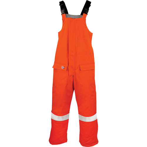 Westex UltraSoft&reg; AllOut Quilt Lined Winter Bib Overall, Small, High Visibility Orange WestPier
