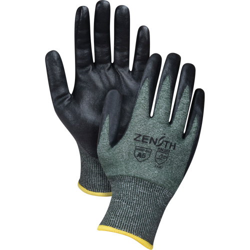 Gants l&eacute;gers et haute dext&eacute;rit&eacute; r&eacute;sistants &agrave; la coupe, Taille Petit, Calibre 18, Rev&ecirc;tement Mousse de nitrile, Enveloppe en Nylon/PEHP/Spandex, ASTM ANSI niveau A5 WestPier