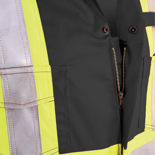 7702BK FR-Tech&reg; 88/12 FR Arc Rated Coveralls, Size 36, Black, 9.7 cal/cm² WestPier