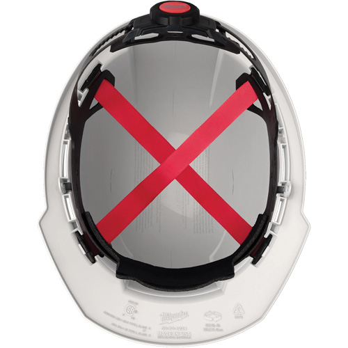 Casque de s&eacute;curit&eacute; &agrave; bordure avant, R&eacute;pond aux normes CSA type 1, Suspension Rochet, Non ventil&eacute; WestPier