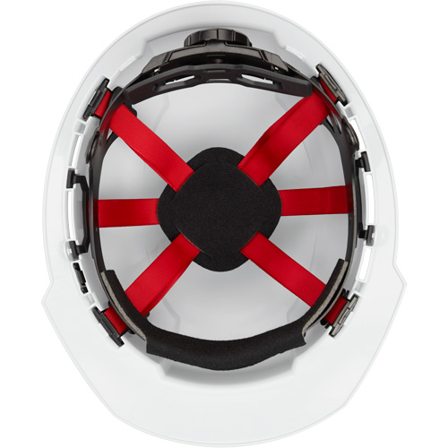 Casque de s&eacute;curit&eacute; &agrave; bordure avant, R&eacute;pond aux normes CSA type 1, Suspension Rochet, Non ventil&eacute; WestPier