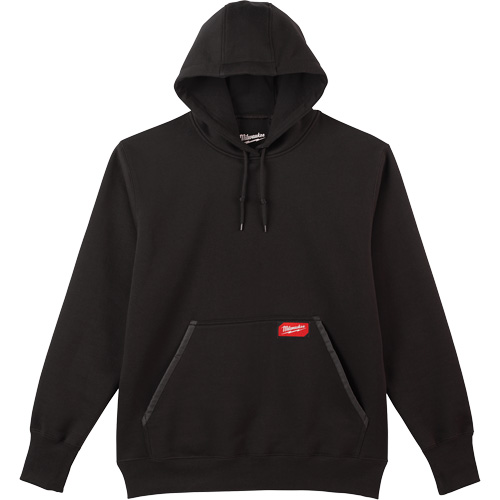 Heavy-Duty Pullover Hoodie, Men's, Small, Black WestPier