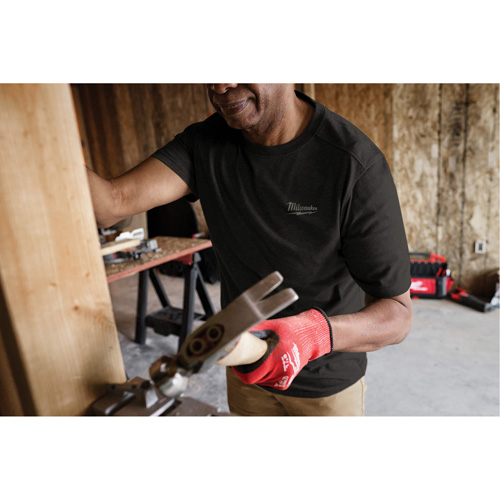T-shirt de travail hybride, Hommes, Petit, Noir WestPier