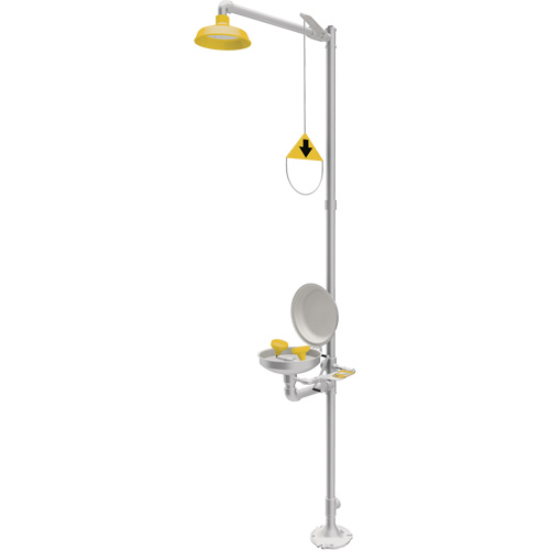 Douche durgence et douche oculaire combin&eacute;es, Socle WestPier