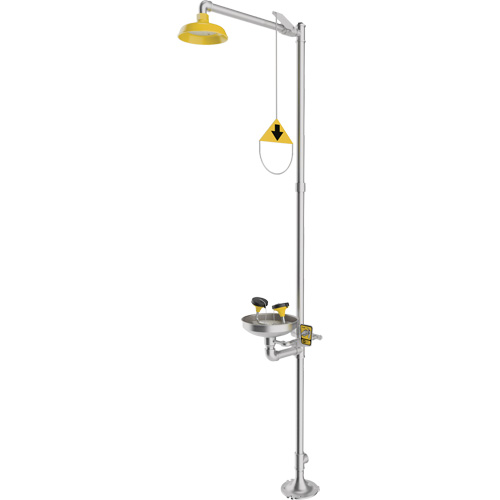 Douche durgence et douche oculaire combin&eacute;es, Socle WestPier
