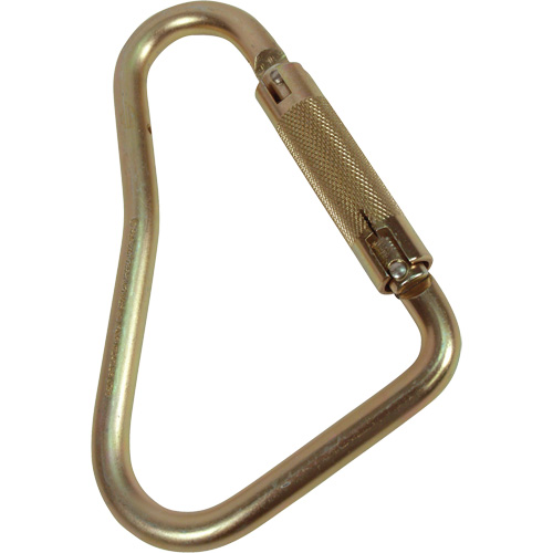 Offset D-Shaped Carabiner, Steel, 5000 lbs Capacity WestPier