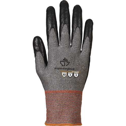 Coated Gloves, Size 5, 21 Gauge, Nitrile Coated, TenActiv Shell, ASTM ANSI Level A9 WestPier