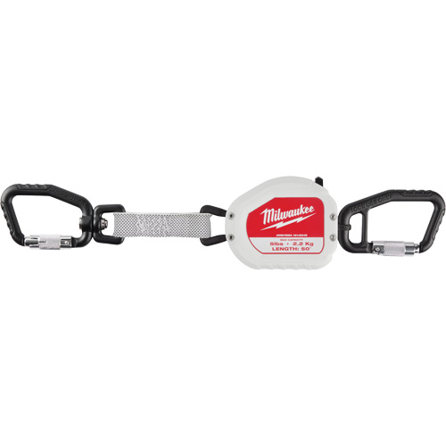 Quick-Connect Tool Lanyard, Retractable, Dual Carabiner WestPier