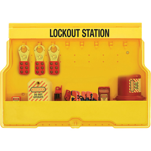Station de cadenassage dappareils &eacute;lectriques de qualit&eacute; sup&eacute;rieure, Cadenas Aucune, Capacit&eacute; de 16, Cadenas Non compris WestPier