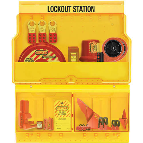 Station de cadenassage pour vannes et appareils &eacute;lectriques de luxe et de qualit&eacute; sup&eacute;rieure, Cadenas Aucune, Capacit&eacute; de 32, Cadenas Non compris WestPier