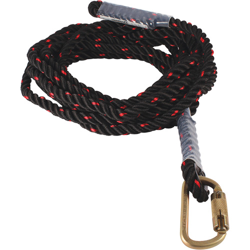 Dynamic Vertical Rope Lifeline with Carabiner WestPier
