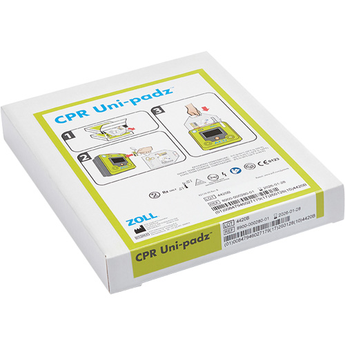 CPR Uni-Padz Adult & Pediatric Electrodes, Zoll AED 3 For, Class 4 WestPier