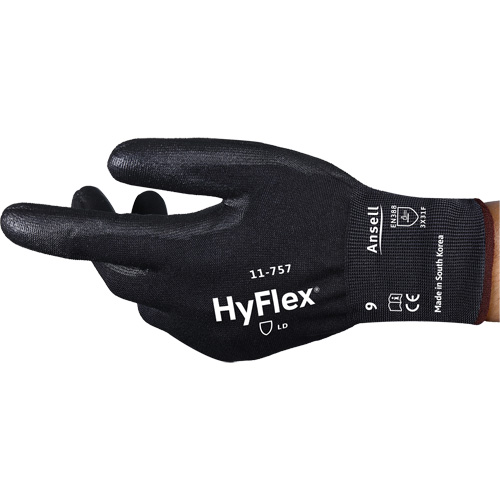 HyFlex&reg; 11-757 Cut-Resistant Gloves, Size 6, 18 Gauge, Polyurethane Coated, Intercept Shell, ASTM ANSI Level A7/EN 388 Level F WestPier