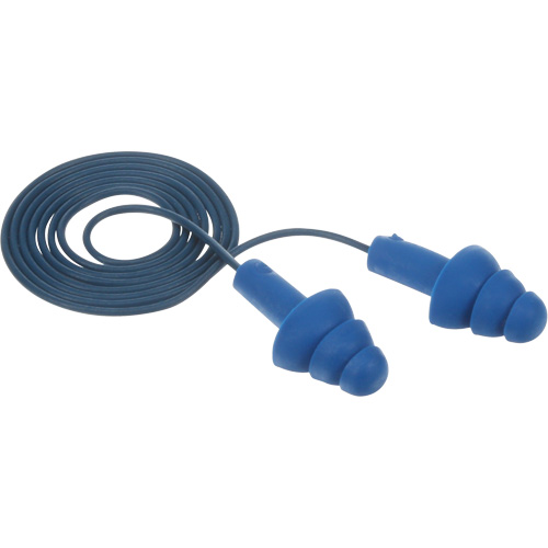 Bouchons d'oreilles pr&eacute;moul&eacute;s E-A-R Ultrafit , Avec cordon, Taille unique, Vrac - Sac en poly, NRR dB NRR 25 dB WestPier