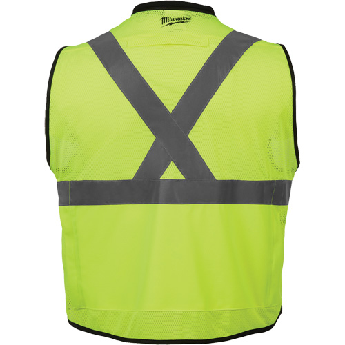 Performance Safety Vest, High Visibility Lime-Yellow, 4X-Large/5X-Large WestPier
