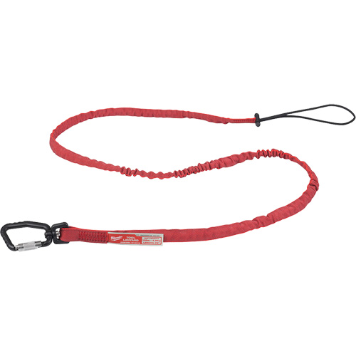 Extended Reach Locking Tool Lanyard, Bungee, Carabiner/Loop WestPier