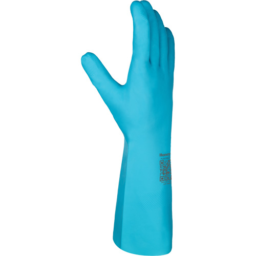 Flextril Chemical Gloves, Size 7, 12.5" L, Nitrile, Nylon Inner Lining WestPier