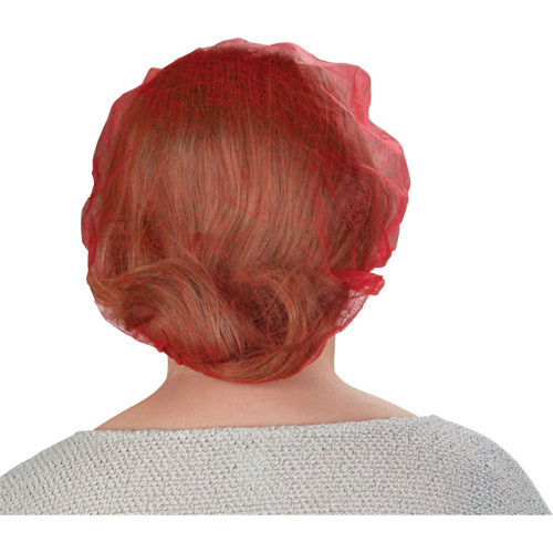 Bouffant Caps, Polypropylene, 21", Red WestPier