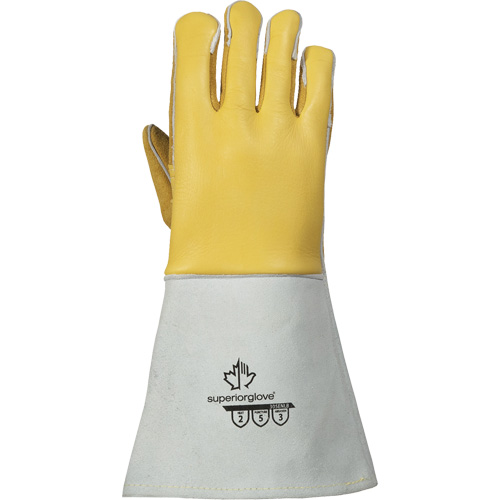 TIG Welding Gloves, Grain Elkhide, Size Small WestPier