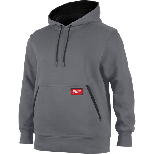 Midweight Pullover Hoodie, Men's, Small, Grey WestPier