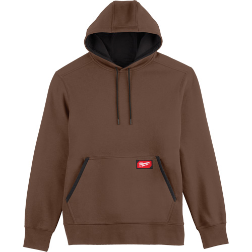 Midweight Pullover Hoodie, Men's, Small, Brown WestPier