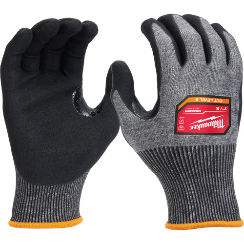 Gants enduits par trempage &agrave; dext&eacute;rit&eacute; &eacute;lev&eacute;e, Taille Petit, Calibre 18, Rev&ecirc;tement Nitrile, Enveloppe en Nylon/Poly&eacute;thyl&egrave;ne/Tungst&egrave;ne, ASTM ANSI niveau A8/EN 388 niveau F WestPier
