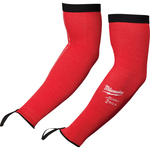 Manches de protection, Poly&eacute;thyl&egrave;ne, 16", ANSI/ISEA 105 niveau 3/EN 388 niveau 3/EN 388 niveau C, Rouge WestPier