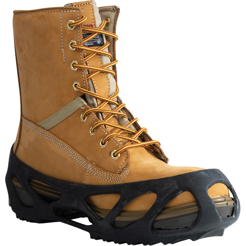 Brass Stride&reg; Non-Sparking Ice Cleats, Brass, Stud Traction, Small WestPier