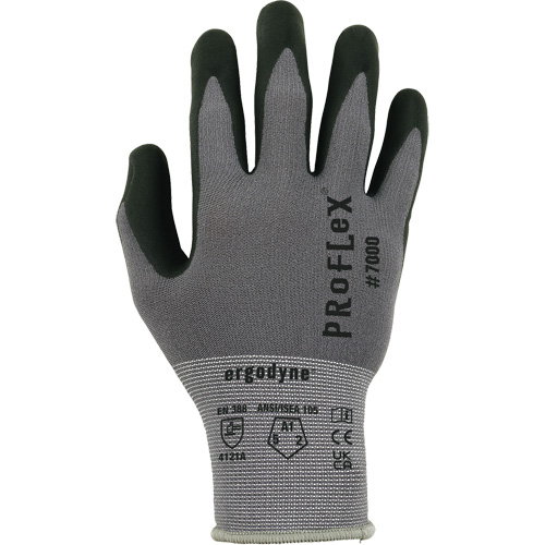 Gants enduits ProFlex 7000, Taille Petit, Calibre 15, Rev&ecirc;tement Mousse de nitrile, Enveloppe en Nylon/Spandex, ASTM ANSI niveau A1/EN 388 niveau 1/EN 388 niveau A WestPier