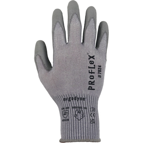 Gants r&eacute;sistant &agrave; la coupe Proflex 7024, Taille Petit, Calibre 13, Rev&ecirc;tement Polyur&eacute;thane, Enveloppe en Polyester/PEHP/Spandex, ASTM ANSI niveau A2/EN 388 niveau B WestPier