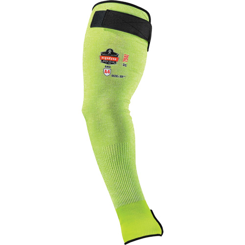 Manche de protection contre la coupe ProFlex 7941-PR, TenaLux, 22", ASTM ANSI niveau A4/EN 388 niveau D, Lime haute visibilit&eacute; WestPier