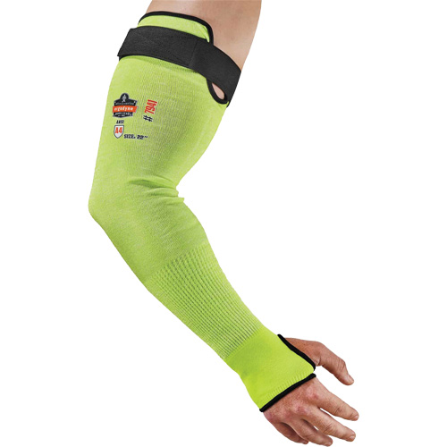 Manche de protection contre la coupe ProFlex 7941-PR, TenaLux, 22", ASTM ANSI niveau A4/EN 388 niveau D, Lime haute visibilit&eacute; WestPier