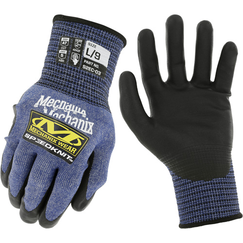 Gants r&eacute;sistants aux coupures SpeeKnit S2EC03, Taille Petit/7, Calibre 18, Rev&ecirc;tement Ur&eacute;thane, Enveloppe en PEHP/Tungst&egrave;ne, ASTM ANSI niveau A7/EN 388 niveau F WestPier
