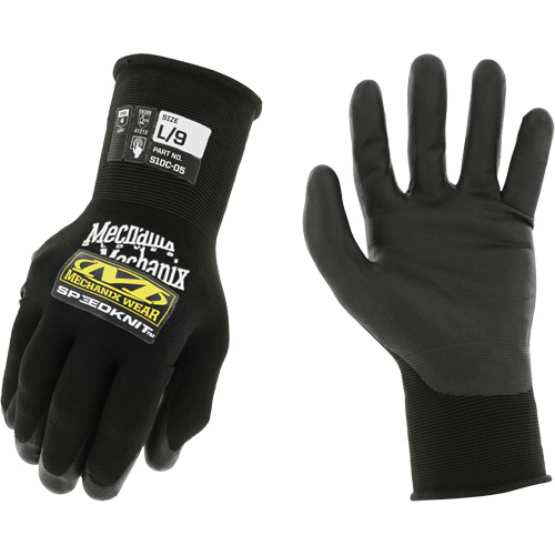 Speedknit Work Gloves, 7, Polyurethane Coating, 15 Gauge, Nylon Shell WestPier
