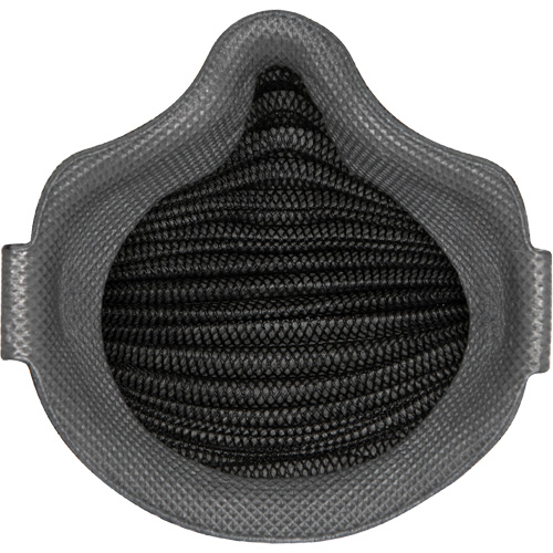 AirWave M Series Black Disposable Masks with SmartStrap&reg; & Full Foam Flange, N95, NIOSH Certified, Medium/Large WestPier