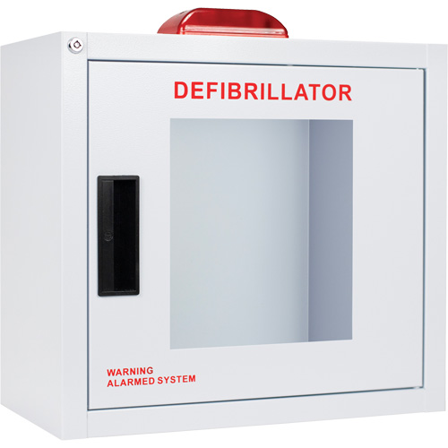Grande armoire standard pour DEA avec alarme & stroboscope, Zoll AED Plus/Zoll AED 3/Cardio-Science/Physio-Control Pour, Non m&eacute;dical WestPier