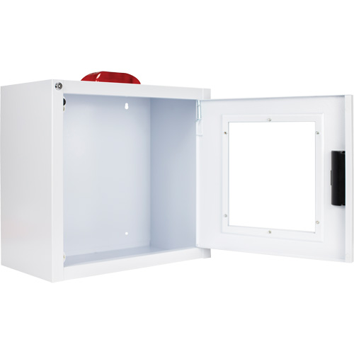 Grande armoire standard pour DEA avec alarme & stroboscope, Zoll AED Plus/Zoll AED 3/Cardio-Science/Physio-Control Pour, Non m&eacute;dical WestPier