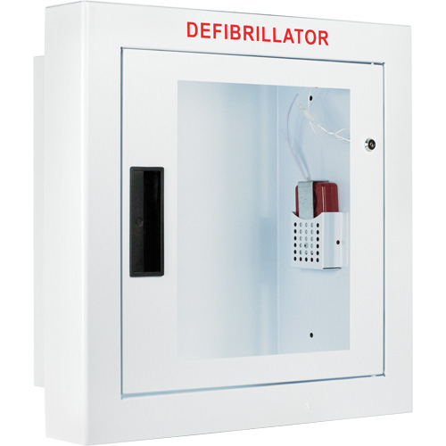 Grande armoire semi-encastr&eacute;e avec alarme, Zoll AED Plus/Zoll AED 3/Cardio-Science/Physio-Control Pour, Non m&eacute;dical WestPier