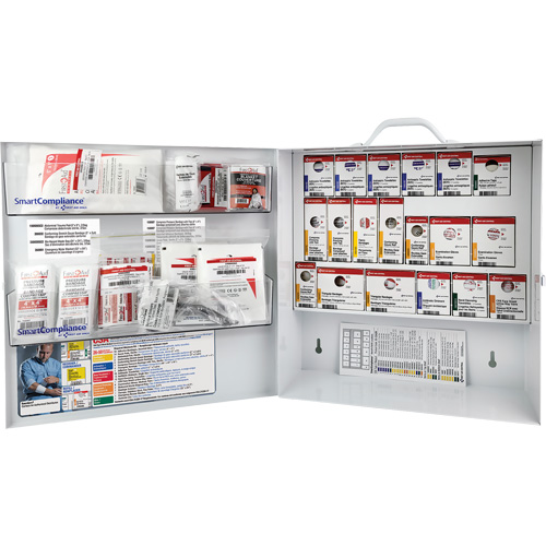 SmartCompliance&reg;  First Aid Cabinet, Meets CSA Z1220-17 Type 2 Low-Risk Environment, Medium (26-50 Workers) WestPier