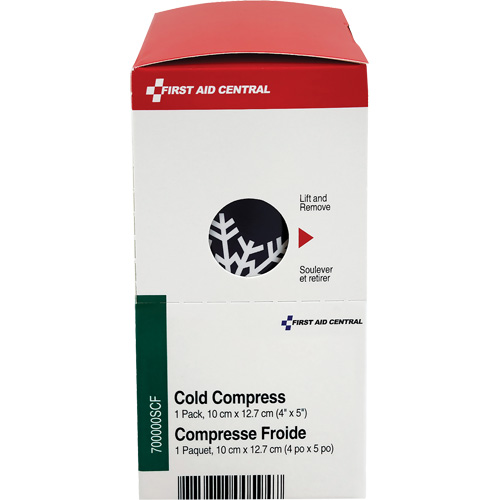 SmartCompliance&reg; Refill Instant Compress, Cold, Single Use, 4" x 5" WestPier