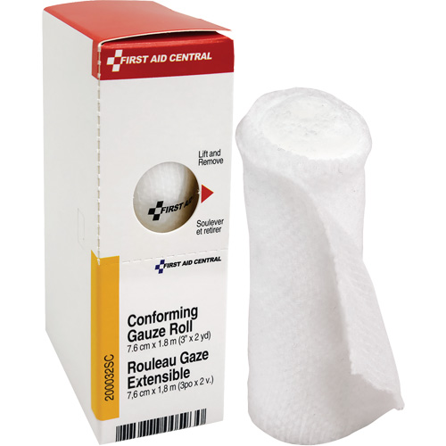 SmartCompliance&reg; Refill Conforming Stretch Gauze Bandage, Roll, 6' L x 3" W, Sterile, Medical Device Class 1 WestPier