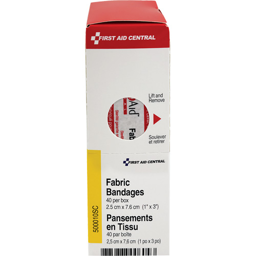 Recharge de bandages adh&eacute;sifs SmartCompliance, Rectangulaire/carr&eacute;e, 3", Tissu, Non st&eacute;rile WestPier