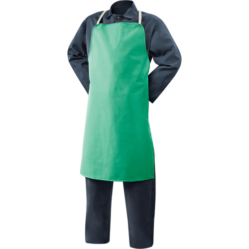 Tablier en coton ignifuge Weldlite, Salopette, 36" lo, Vert WestPier