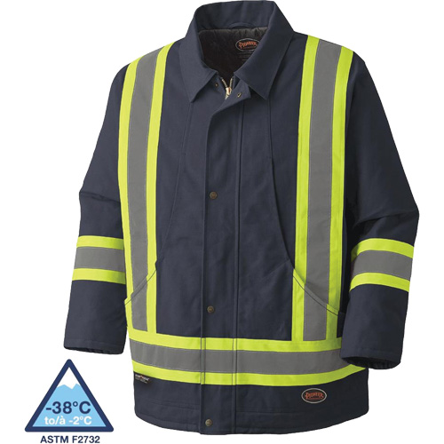 5535A Quilted Duck Parka, Navy Blue, Small WestPier