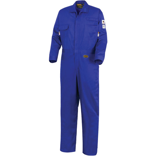 7779 FR-Tech&reg; 88/12 Arc Rated Flame Resistant Coveralls, Size 48, Royal Blue WestPier