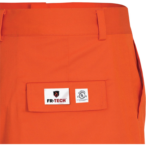 7763 FR-Tech&reg; 88/12 Arc Rated High-Visibility Safety Pants, 34, x 30, High Visibility Orange, 9.7 cal/cm² WestPier
