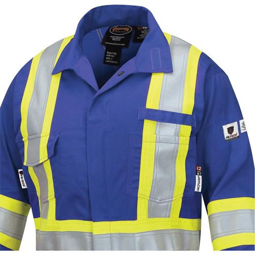 7704W FR-Tech&reg; Women's FR/Arc-Rated Coveralls, Size X-Small, Royal Blue, 10 cal/cm² WestPier
