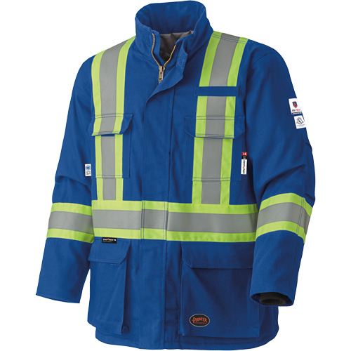 5523 Manteau de s&eacute;curit&eacute; ignifuge, Petit, Bleu royal, 58 cal/cm² WestPier