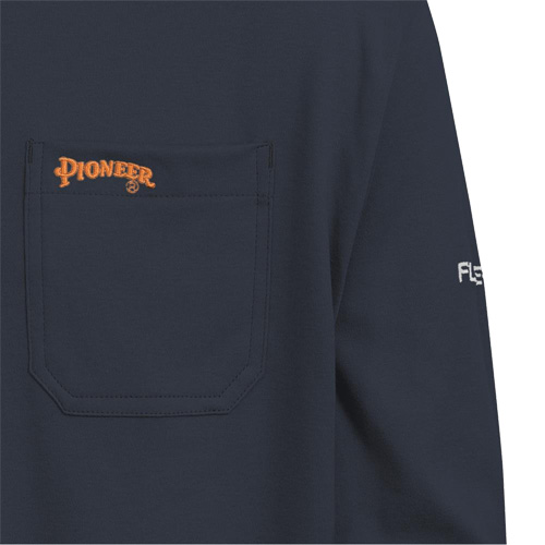 333 Flame-Resistant Long-Sleeved Shirt, Small, Navy Blue WestPier